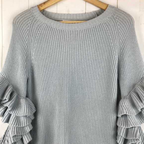 BP Urban Outfitters Light Blue Open Elbow Sweater - Picture 6 of 6